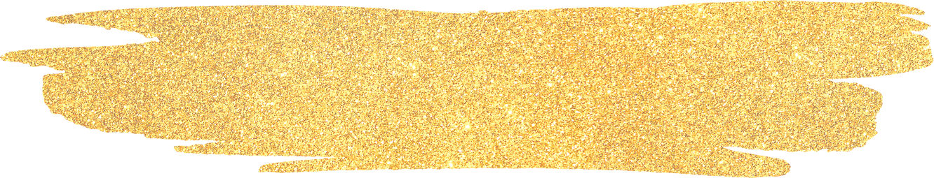 Gold Glitter Brush Stroke